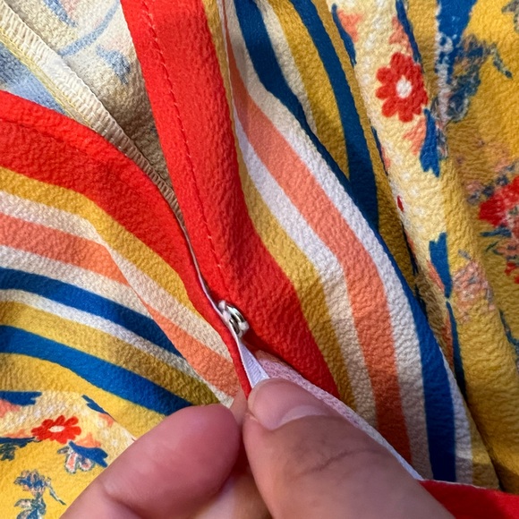 Flying Tomato Yellow Boho Printed Jumpsuit - Picture 5 of 12